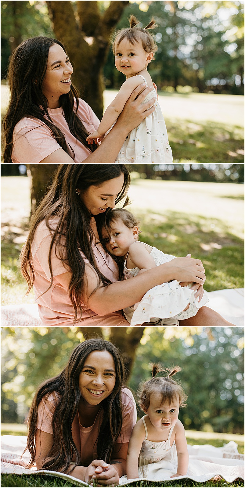 Spring Mommy & Me Session // Scenic Beach State Park