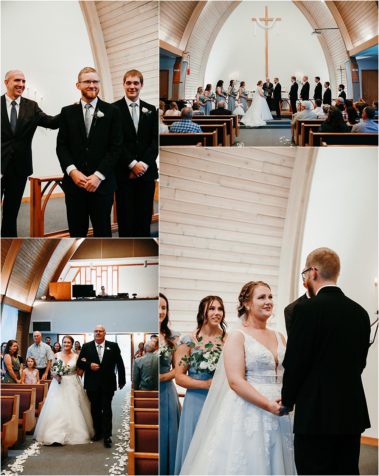 Summer Small Church Wedding // Spokane WA